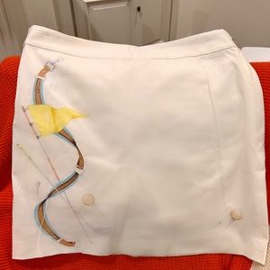 Ralph Lauren Golf Skort, Sz 6, equestrian motif